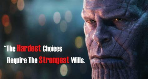 thanos best quotes|thanos hardest choices.